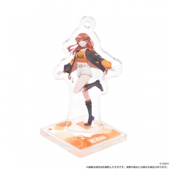 グッズ-キーホルダー】カラフルピーチ アクリルスタンドキーホルダー 