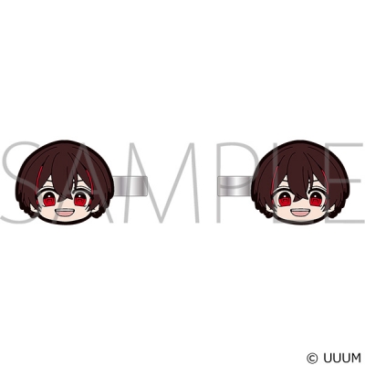 【グッズ-ヘアバンド】カラフルピーチ  前髪クリップ/ゆあんくん