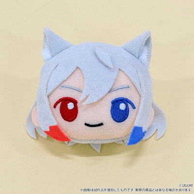 【グッズ-バッチ】カラフルピーチ フェイスバッジ/どぬく