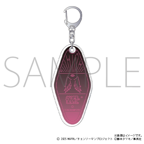 【グッズ-キーホルダー】劇場版『チェンソーマン レゼ篇』 アクリルキーホルダー／天使の悪魔　ネオン