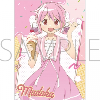 グッズ-ポスター】魔法少女まどか☆マギカ クリアポスター／鹿目まどか 