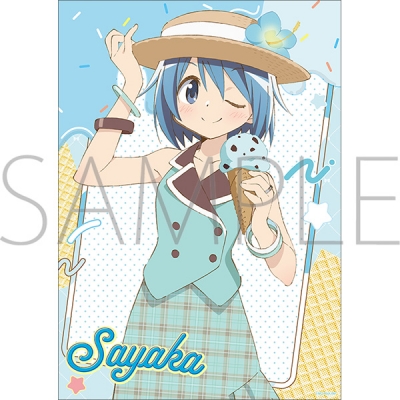 【グッズ-ポスター】魔法少女まどか☆マギカ クリアポスター/美樹さやか(ice cream PARTY)