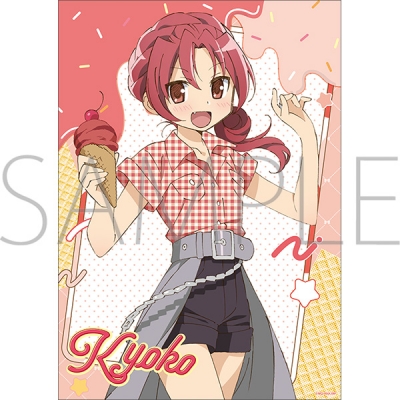 【グッズ-ポスター】魔法少女まどか☆マギカ クリアポスター/佐倉杏子(ice cream PARTY)