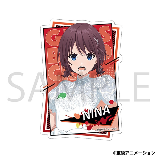 【グッズ-ステッカー】ガールズバンドクライ ダイカットステッカー／井芹 仁菜