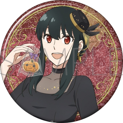 【グッズ-バッチ】SPY×FAMILY グリッター缶バッジ/ヨル・フォージャー