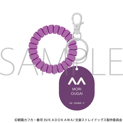 【グッズ-キーホルダー】文豪ストレイドッグス ロッカーキー風キーホルダー/森鴎外(九州めぐり)