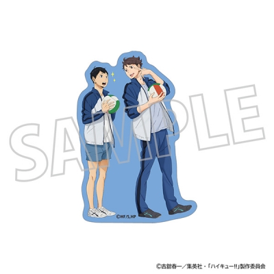 【グッズ-ステッカー】ハイキュー!! ダイカットステッカー/影山・及川