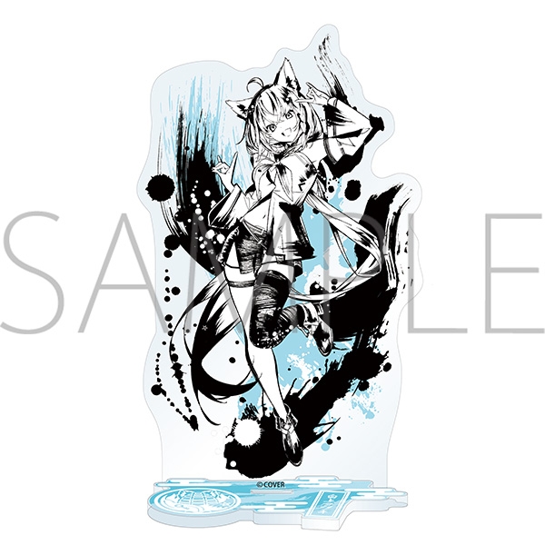 【グッズ-スタンドポップ】ホロライブ ビッグアクリルスタンド／墨彩の宴ver.　白上フブキ