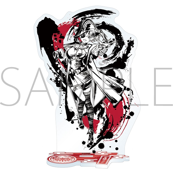 【グッズ-スタンドポップ】ホロライブ ビッグアクリルスタンド／墨彩の宴ver.　宝鐘マリン