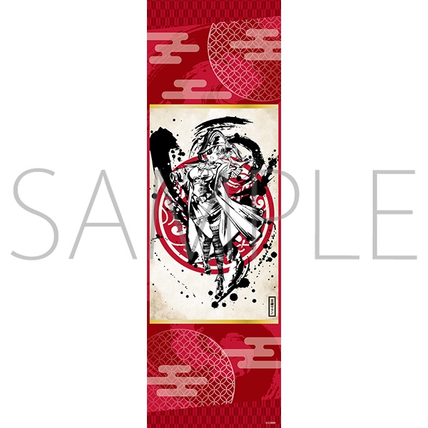 【グッズ-タペストリー】ホロライブ 掛け軸風タペストリー／墨彩の宴ver.　宝鐘マリン