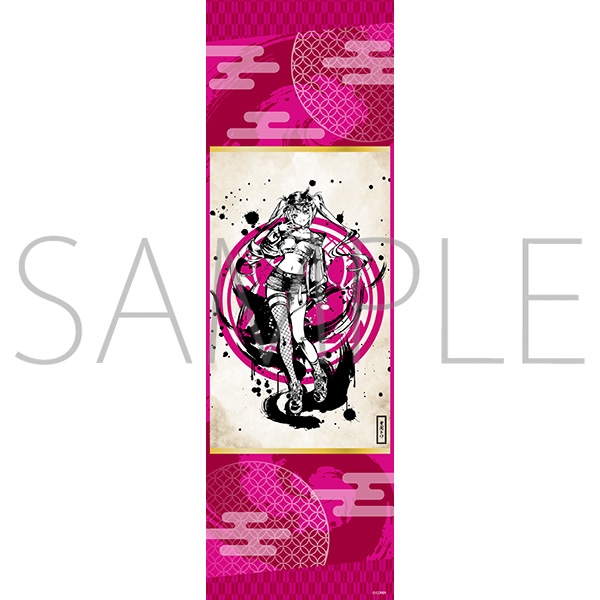 【グッズ-タペストリー】ホロライブ 掛け軸風タペストリー／墨彩の宴ver.　常闇トワ