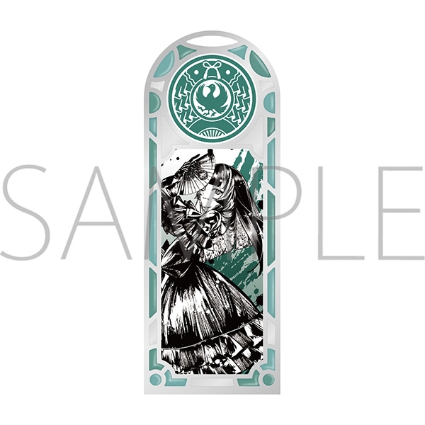 【グッズ-ブックマーカー】ホロライブ メタルブックマーカー／墨彩の宴ver.　儒烏風亭らでん