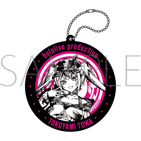 【グッズ-コースター】ホロライブ ラバーコースター／墨彩の宴ver.　常闇トワ