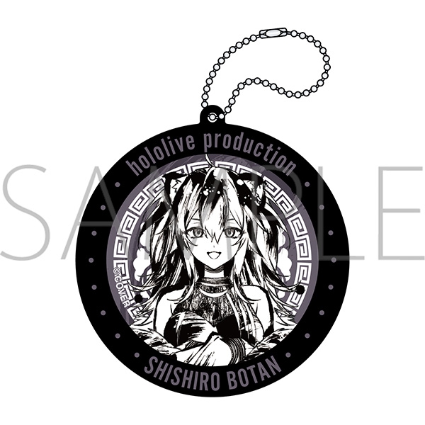 【グッズ-コースター】ホロライブ ラバーコースター／墨彩の宴ver.　獅白ぼたん