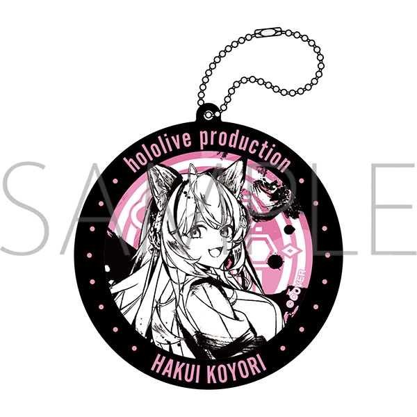 【グッズ-コースター】ホロライブ ラバーコースター／墨彩の宴ver.　博衣こより