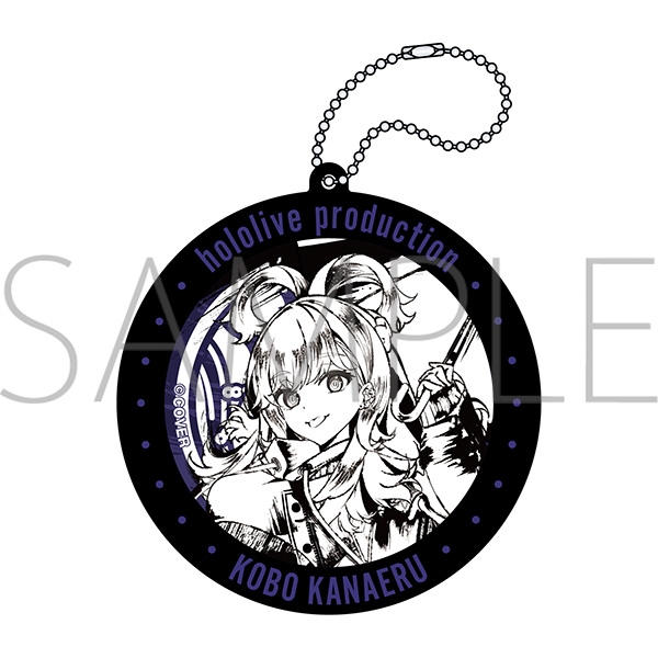 【グッズ-コースター】ホロライブ ラバーコースター／墨彩の宴ver.　こぼ・かなえる
