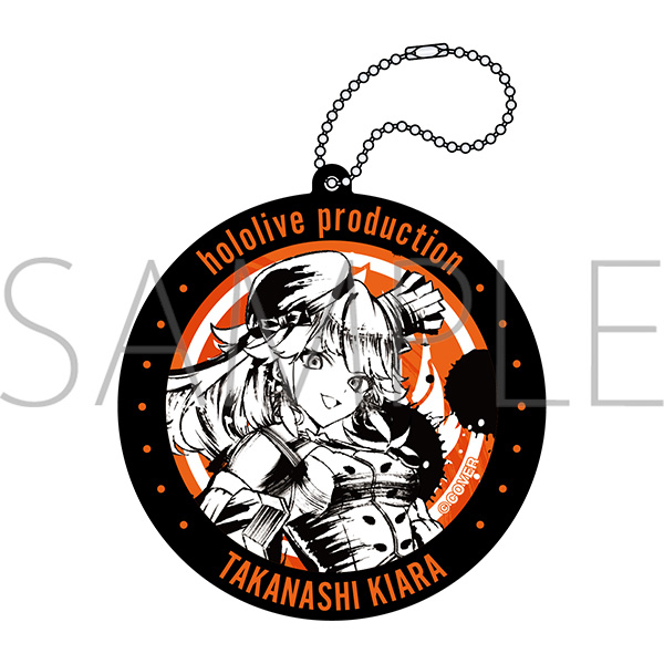 【グッズ-コースター】ホロライブ ラバーコースター／墨彩の宴ver.　小鳥遊キアラ