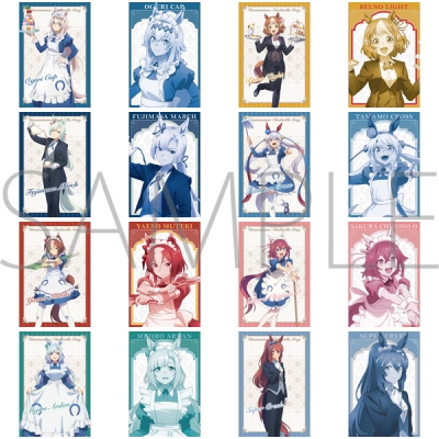 【グッズ-ポストカード】アニメ『ウマ娘 シンデレラグレイ』 メタルポストカードコレクション ~聖蹄祭へようこそ!トレセン学園メイド喫茶~