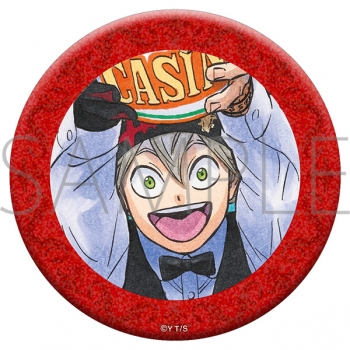 グッズ-バッチ】ブラッククローバー グリッター缶バッジ／アスタ 