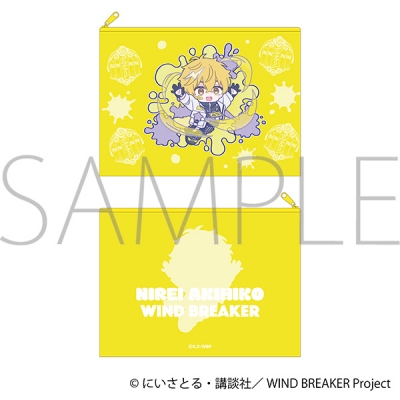 【グッズ-ポーチ】WIND BREAKER フラットポーチ/楡井 秋彦 ぱすてるぽっぷ
