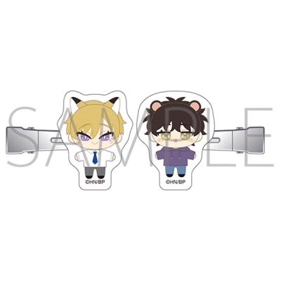 【グッズ-ヘアバンド】ごちそうΩはチュウと鳴く アクリルヘアクリップ