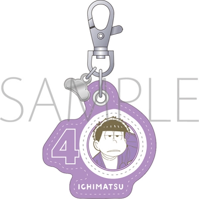 【グッズ-キーホルダー】おそ松さん 【Space A la mode】合皮キーホルダー/一松