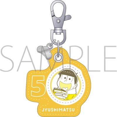 【グッズ-キーホルダー】おそ松さん 【Space A la mode】合皮キーホルダー/十四松