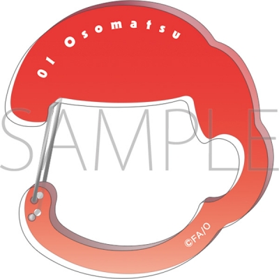 【グッズ-ストラップ】おそ松さん 【Space A la mode】アクリルカラビナ/おそ松