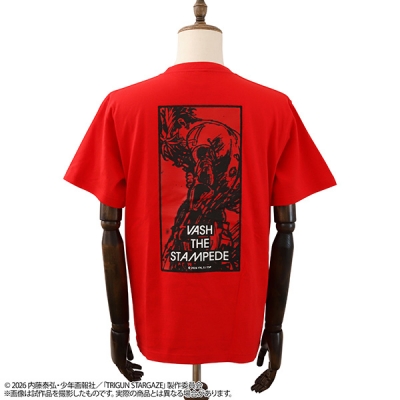 【グッズ-Tシャツ】TRIGUN STARGAZE Tシャツ/ティザービジュアル RED