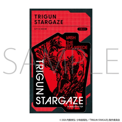 【グッズ-ステッカー】TRIGUN STARGAZE ステッカー/ティザービジュアル