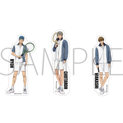 【グッズ-ステッカー】新テニスの王子様 ステッカーセット/宍戸 亮&鳳 長太郎&日吉 若