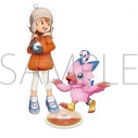 【グッズ-スタンドポップ】デジモンアドベンチャー アクリルスタンド/武之内空&ピヨモンの画像