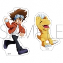 【グッズ-ステッカー】デジモンアドベンチャー ダイカットステッカー/八神太一&アグモンの画像