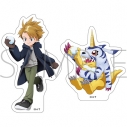 【グッズ-ステッカー】デジモンアドベンチャー ダイカットステッカー/石田ヤマト&ガブモンの画像