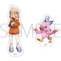 【グッズ-ステッカー】デジモンアドベンチャー ダイカットステッカー/武之内空&ピヨモンの画像