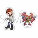 【グッズ-ステッカー】デジモンアドベンチャー ダイカットステッカー/泉光子郎&テントモンの画像