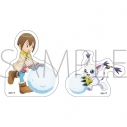 【グッズ-ステッカー】デジモンアドベンチャー ダイカットステッカー/八神ヒカリ&テイルモンの画像