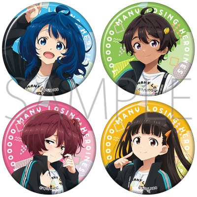 【グッズ-バッチ】負けヒロインが多すぎる! 【Space A la mode】缶バッジセット