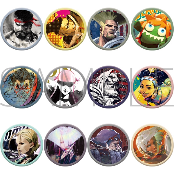 【グッズ-バッチ】ストリートファイター6 キャラバッジコレクション／B