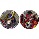 【グッズ-バッチ】鎧真伝サムライトルーパー 缶バッジセット/アナヤマ、モチヅキの画像