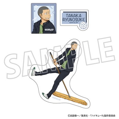 【グッズ-ステッカー】ハイキュー!! スマホステッカー/田中龍之介