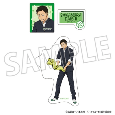 【グッズ-ステッカー】ハイキュー!! スマホステッカー/澤村大地