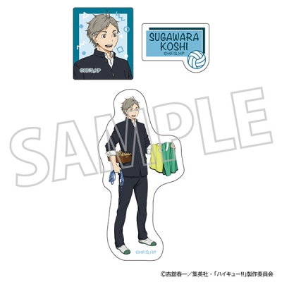 【グッズ-ステッカー】ハイキュー!! スマホステッカー/菅原孝支