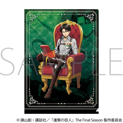 【グッズ-クリアファイル】進撃の巨人 クリアファイル/リヴァイ