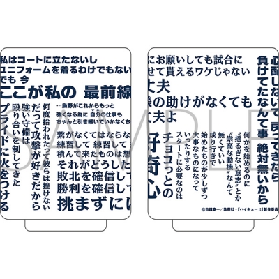 【グッズ-湯のみ】ハイキュー!! 湯呑み/清水潔子