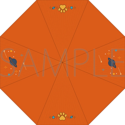 【グッズ-その他】WeatherPlanet 折りたたみ傘/天晴ひなた