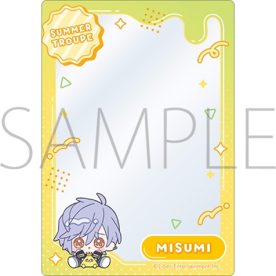 【グッズ-カードケース】A3! 硬質カードケース/斑鳩三角 (みにぴえんず)