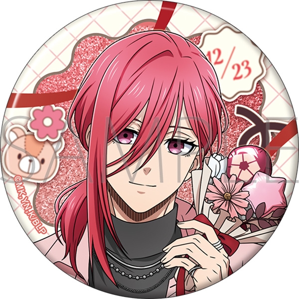 【グッズ-バッチ】ブルーロック2期 ビッググリッター缶バッジ／千切 豹馬　バレンタイン