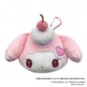 【グッズ-ポーチ】サンリオキャラクターズ マイメロディ DOLLY MIXプチ フェイスポーチ/マイメロディの画像