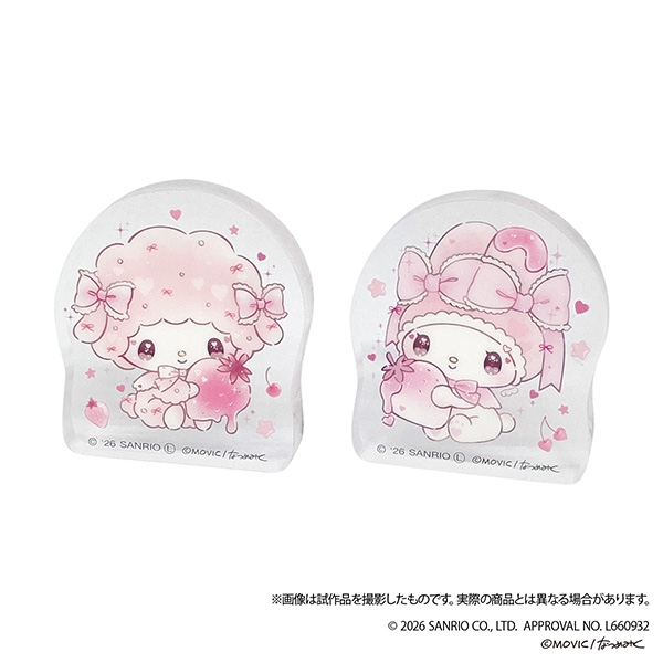 【グッズ-スタンドポップ】サンリオキャラクターズ マイメロディ DOLLY MIXプチ ころっとセット/お座りポーズ